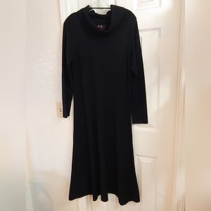 R&K Originals Long Sleeve Turtleneck Midi/Maxi Sweater Dress, Size M